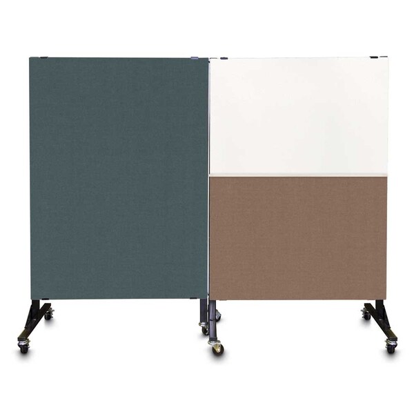 Sliding Door Indoor Enclosed Corkboard, 4